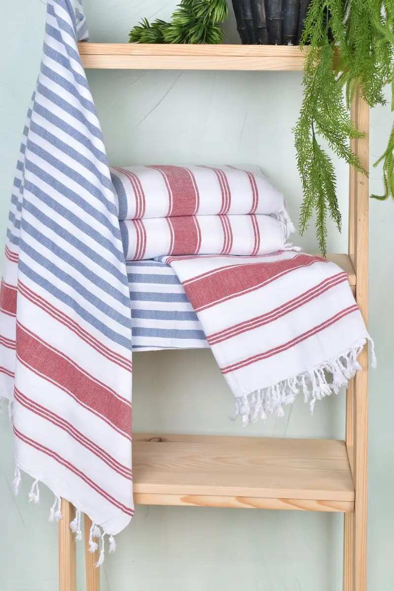 Beach Towel Bulk, Turkish bath towel, Luxury Turkish Bath Towel, 70x40 Cotton Striped Towel, Bachelorette Party Favor, Quick-Dry Beach Towel - 6