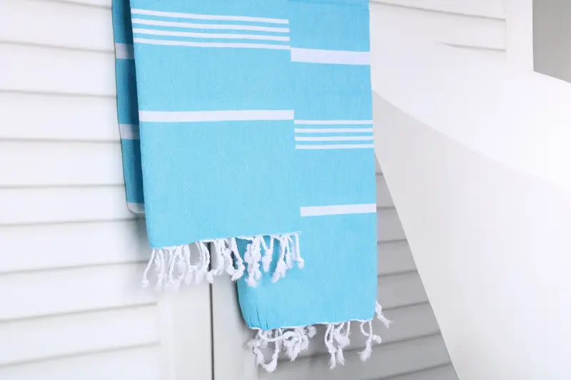 Personalized Turkish Towel, Personalized Bridesmaid Gift, Custom Wedding Gift, Bachelorette Party Favors Beach, 70x40 Cotton Striped Towel - 8