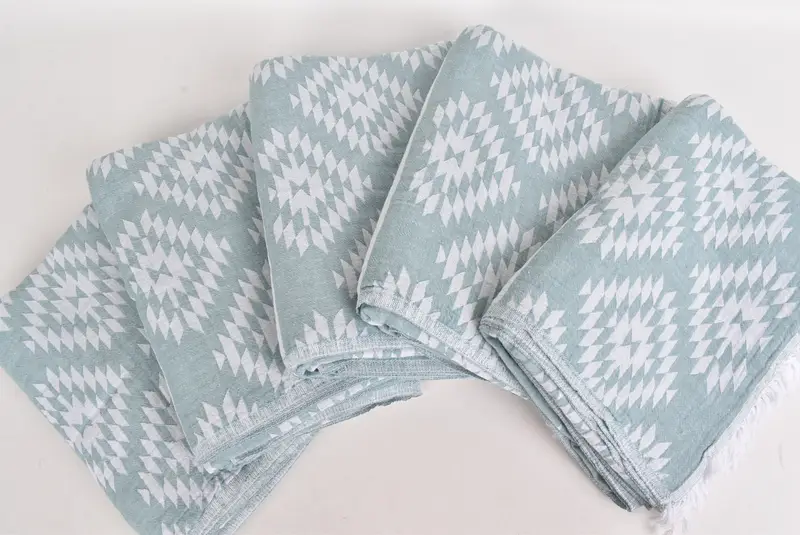 Aesthetic Blanket, Boho Throw Blankets, Bachelorette Large Towel, Bachelor Gifts, Bridesmaid Gifts, Woven Throw Blanket, 84x56 Cotton Kilim Towel - 3