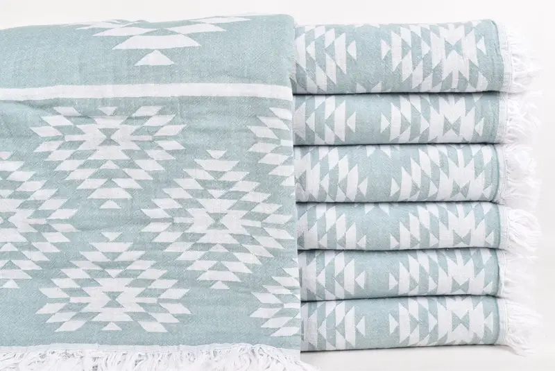 Aesthetic Blanket, Boho Throw Blankets, Bachelorette Large Towel, Bachelor Gifts, Bridesmaid Gifts, Woven Throw Blanket, 84x56 Cotton Kilim Towel - 1