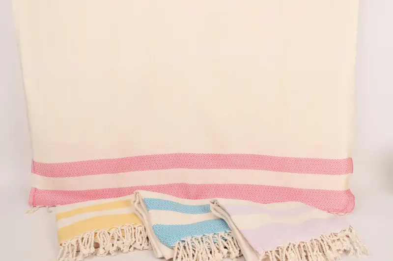 Turkish hand towel, 70x40 Cotton Geometric Towel, Bachelorette Party Gifts, Organic Beach Towel, Welcome Wedding Gift, Turkish Towel Beach - 7