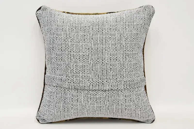 12x12 Beige Cushion Case, Traditional Pillow Sham, Pillow, Vintage Pillow, Outdoor Cushion Cover, Ikat Pillow Case, Home Decor Pillow, Boho Pillow - 6