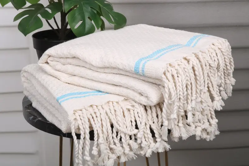 Best Beach Towel, Personalized Wedding Gift, Valentines Day Gift For Her, 68x36 Cotton Striped Towel, Organic Towel, Thin towel, Valentines Day Gift - 3