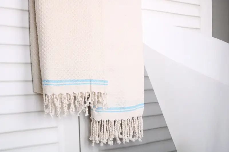 Best Beach Towel, Personalized Wedding Gift, Valentines Day Gift For Her, 68x36 Cotton Striped Towel, Organic Towel, Thin towel, Valentines Day Gift - 8