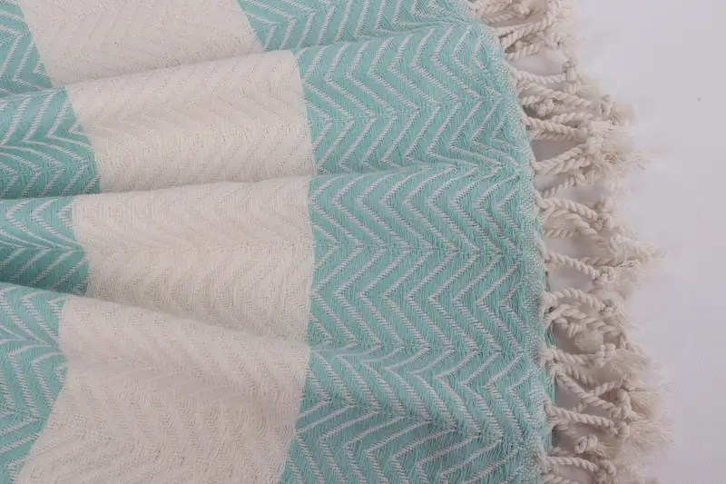 Bridal Shower Favors, Beach Towel Gift, Gift For Best Friend, Embroidered Towel, 70x40 Cotton Zig zag Towel, Spooky Bachelorette Party Favors - 8
