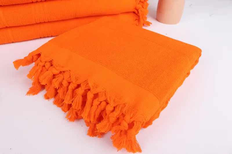 Luxury Beach Towel, Organic towel, Cute Beach Towel, Turkish beach towel, Bath towel, Gift For Boyfriend, 70x36 Cotton Striped Terry Towel - 5