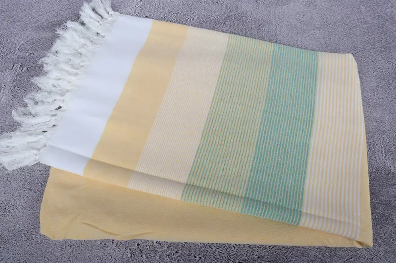 Personalized Towel, 68x40 Cotton Striped Towel, Quick-dry peshtemal, First Wedding Anniversary Gift, Bridesmaid Gifts Personalized, Home Decor Gifts - 6