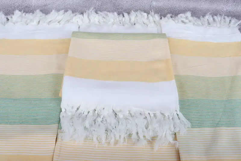 Personalized Towel, 68x40 Cotton Striped Towel, Quick-dry peshtemal, First Wedding Anniversary Gift, Bridesmaid Gifts Personalized, Home Decor Gifts - 4