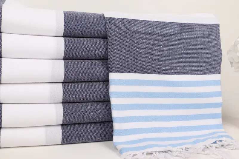 Spa Gift, Lightweight Turkish towel for beach, Cotton towel, Bulk Order Towel, 70x40 Cotton Striped Towel, Turkish Towel USA, Personalized Towel - 2
