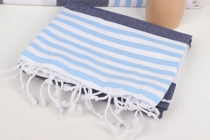 Spa Gift, Lightweight Turkish towel for beach, Cotton towel, Bulk Order Towel, 70x40 Cotton Striped Towel, Turkish Towel USA, Personalized Towel - 5