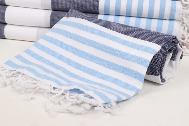 Spa Gift, Lightweight Turkish towel for beach, Cotton towel, Bulk Order Towel, 70x40 Cotton Striped Towel, Turkish Towel USA, Personalized Towel - 4