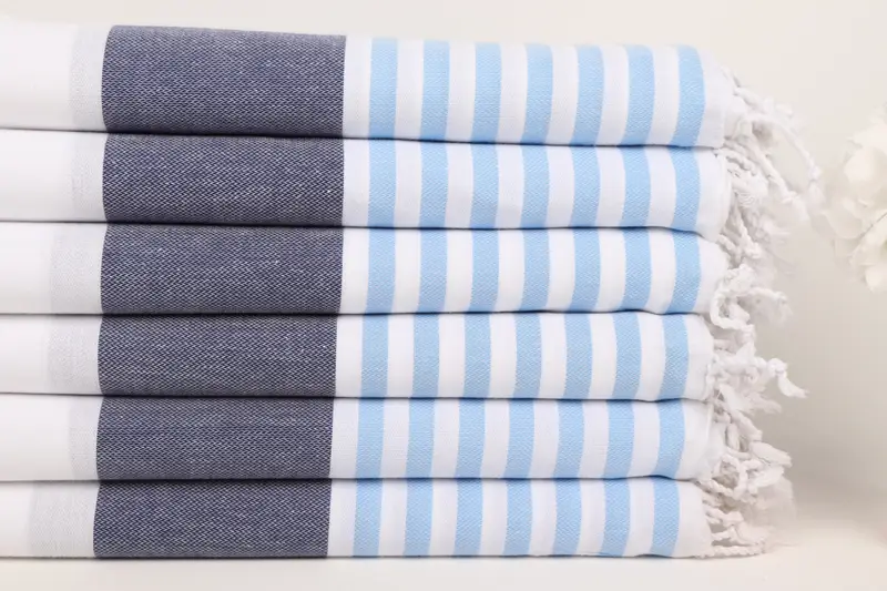 Spa Gift, Lightweight Turkish towel for beach, Cotton towel, Bulk Order Towel, 70x40 Cotton Striped Towel, Turkish Towel USA, Personalized Towel - 3