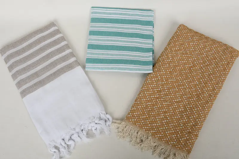 Large Turkish Towel, Valentines Gift, Turkish Towel Beach Towel, Bachelor Gifts, Personalized Bridesmaid Gift, 70x40 Cotton Set of 10 Towel - 7