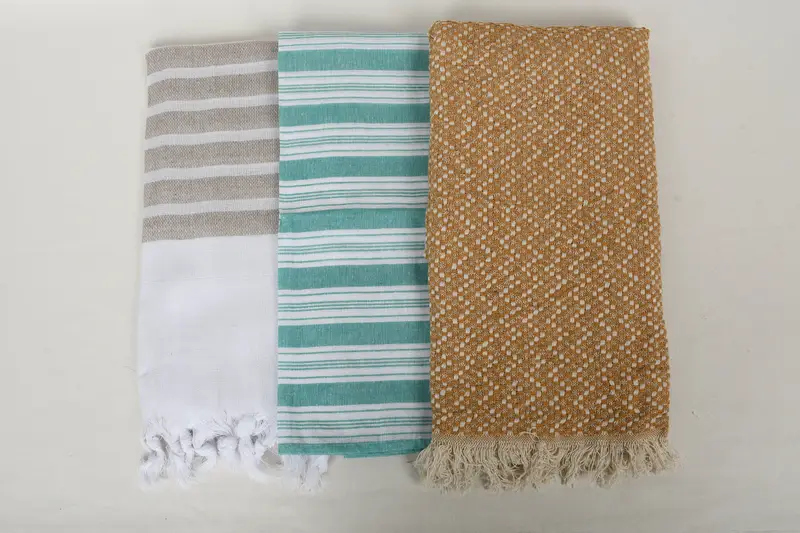 Large Turkish Towel, Valentines Gift, Turkish Towel Beach Towel, Bachelor Gifts, Personalized Bridesmaid Gift, 70x40 Cotton Set of 10 Towel - 8