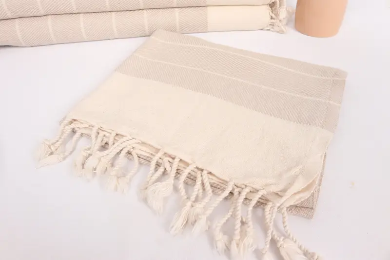 Beach Wedding Favor, Personalized Gift, Personalized Dish Towel, Home Gift, Turkish Tea Towel, Gift For The Home, 36x16 Cotton Striped Towel - 5