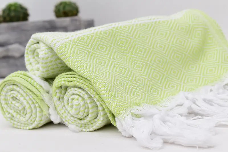 Monogram Mutfak Havlu, Spor Havlusu, Monogram Türk Banyo Havlusu, 40x18 Pamuklu Elmas Havlu, Kişiselleştirilmiş El Havlusu, Kişiselleştirilmiş Hediyeler, Aile Hediyesi - 6