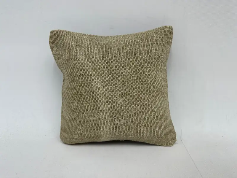 12x12 Inch Southwestern Embroidered Pillow, Handmade Cotton Throw Pillow - 1