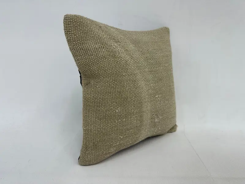 12x12 Inch Southwestern Embroidered Pillow, Handmade Cotton Throw Pillow - 3