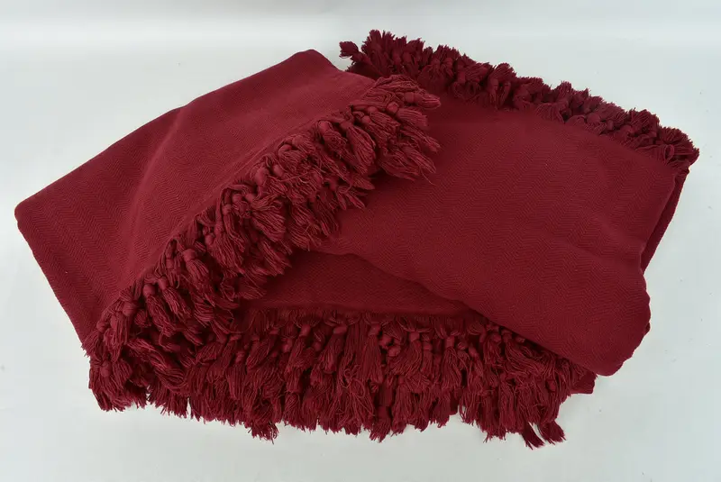 Organic Throw, Bachelorette Party Items, Tablecloth, Bridesmaid Gift, Bridal Shower Gift, Turkish Blanket, 88x70 Cotton Stonewashed Chevron Towel - 6