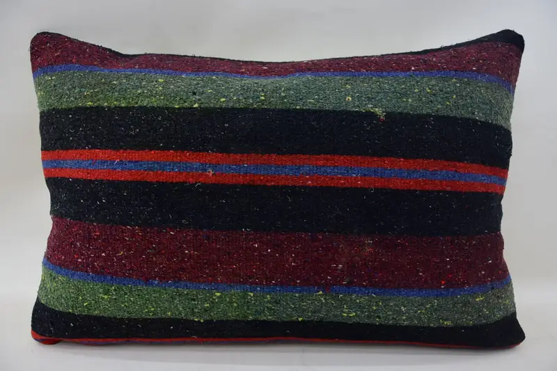 16x24 Green Cushion, Floor Pillow Case, Kilim Pillow Cover, Customized Pillow Sham, Antique Pillows, Pillow Cover, Throw Kilim Pillow - 4