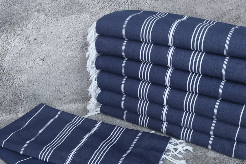 Embroidery Towel, Quick-Dry Beach Towel, Quick-dry towel, Wedding Gift For Bride, Organic Towel, 70x40 Cotton Striped Towel, Custom Towel - 2