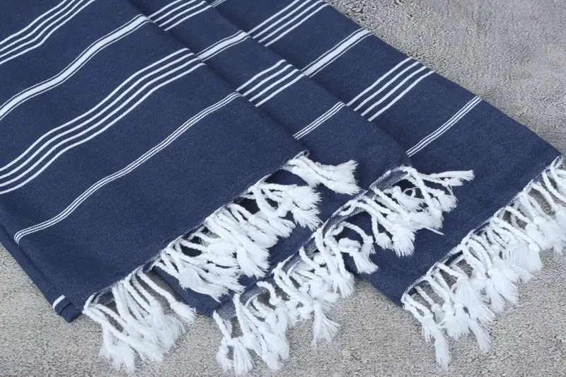 Embroidery Towel, Quick-Dry Beach Towel, Quick-dry towel, Wedding Gift For Bride, Organic Towel, 70x40 Cotton Striped Towel, Custom Towel - 5