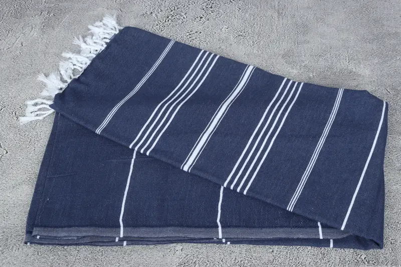 Embroidery Towel, Quick-Dry Beach Towel, Quick-dry towel, Wedding Gift For Bride, Organic Towel, 70x40 Cotton Striped Towel, Custom Towel - 6