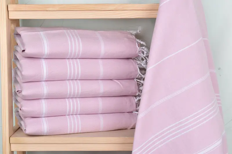 Turkish bath towel, Peshtemal, Soft towel, 70x40 Cotton Striped Towel, Thin and lightweight Turkish peshtemal, Bachelorette Party Decorations - 2