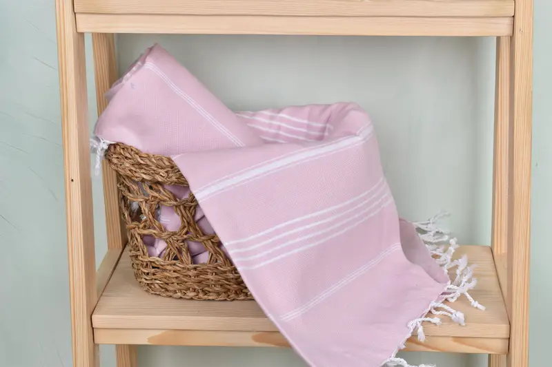 Turkish bath towel, Peshtemal, Soft towel, 70x40 Cotton Striped Towel, Thin and lightweight Turkish peshtemal, Bachelorette Party Decorations - 4