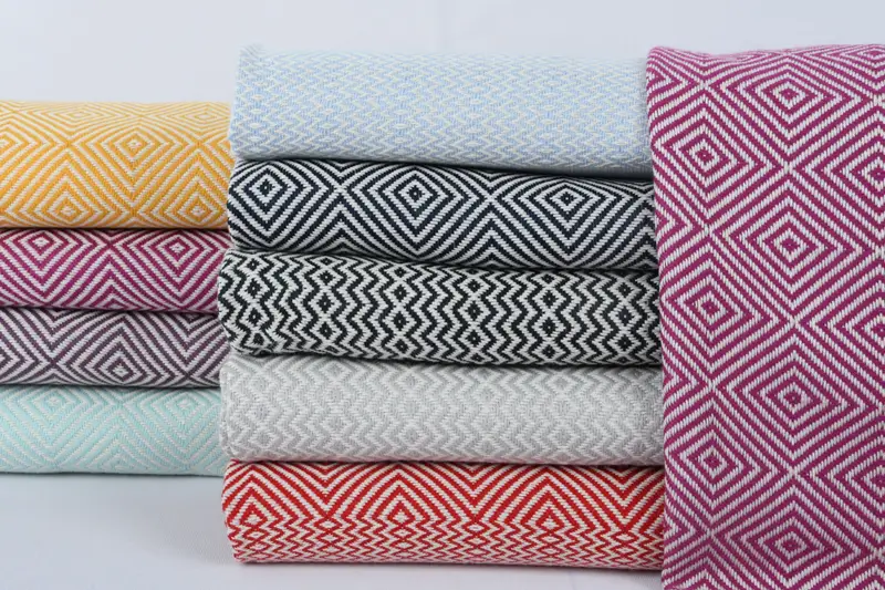 Home Decor Gifts, Gift For The Home, Monogrammed Hand Towel, 36x20 Cotton Diamond Towel, Kitchen Towel, Bridesmaid Gift Towel, Wedding Favors - 2