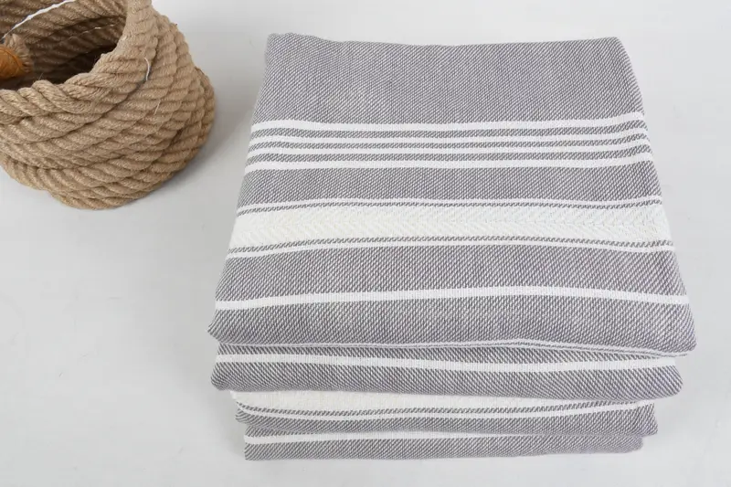Gift For Her, Beach Towel Gift, Turkish bath towel for spa, 70x40 Cotton Herringbone Towel, Thin towel, Personalized Wedding Gift For Couple - 4