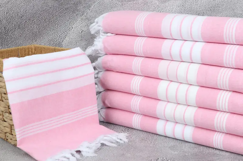 Home Decor Towel, Wedding Gift, Bridesmaid Gift Towel, 68x36 Cotton Striped Towel, Eco-friendly Turkish peshtemal towel, Quick-dry peshtemal - 3