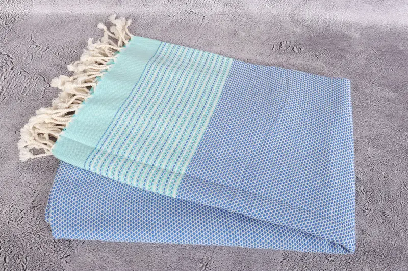 64x40 Cotton Diamond Towel, Monogram Beach Towel, Bridesmaid Proposal Gift, Absorbent Turkish towel, Custom Name Towel, Monogrammed Beach Towel - 6