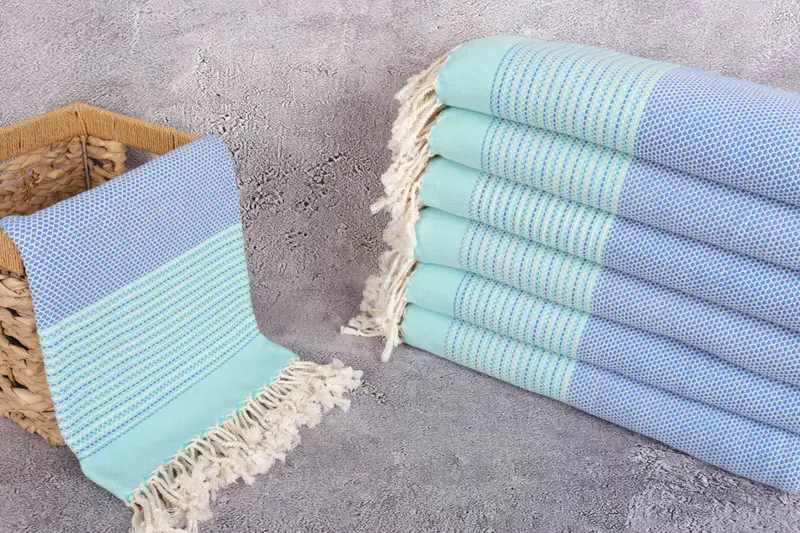 64x40 Cotton Diamond Towel, Monogram Beach Towel, Bridesmaid Proposal Gift, Absorbent Turkish towel, Custom Name Towel, Monogrammed Beach Towel - 3