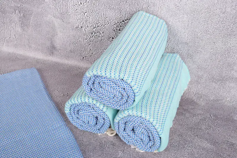 64x40 Cotton Diamond Towel, Monogram Beach Towel, Bridesmaid Proposal Gift, Absorbent Turkish towel, Custom Name Towel, Monogrammed Beach Towel - 8