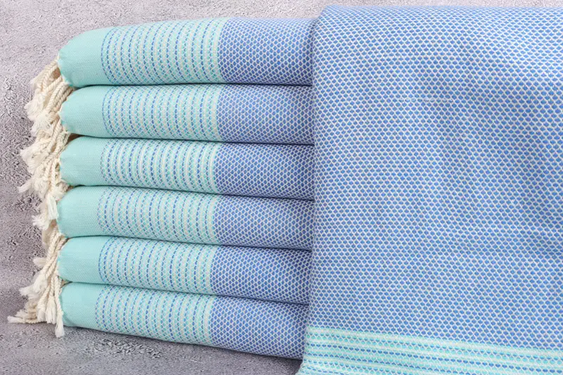 64x40 Cotton Diamond Towel, Monogram Beach Towel, Bridesmaid Proposal Gift, Absorbent Turkish towel, Custom Name Towel, Monogrammed Beach Towel - 1
