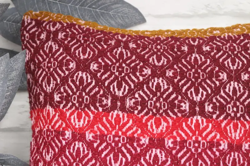 Bed Cushion Cover, 14x14 Red Pillow Sham, Vintage Kilim Pillow, Outdoor Pillow, Gift Pillow, Pillow Cover, Kilim Cushion Sham - 2