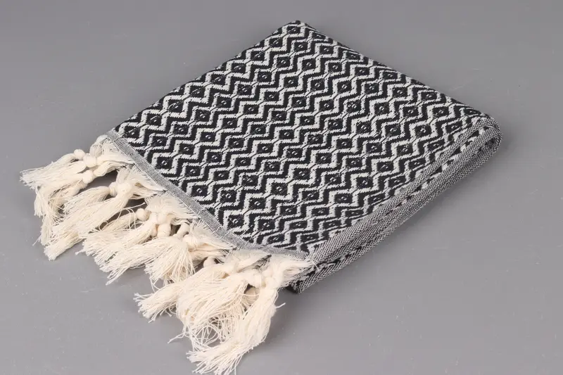 Turkish Hand Towel, Best Wedding Gift, Monogram Hand Towel, 36x18 Cotton Diamond Towel, Wedding Day Gift For Bride, Personalized Kitchen Towel - 6