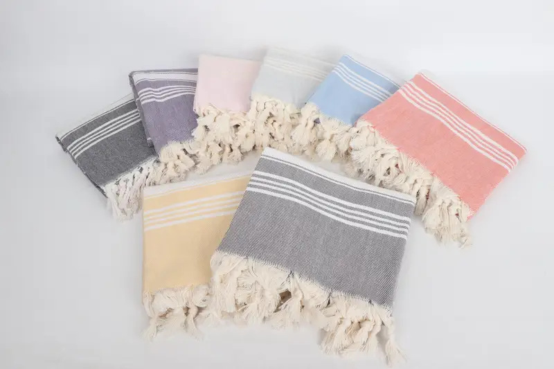 70x40 Cotton Herringbone Towel, Bridesmaid Gift, Housewarming Gift, Personalized Beach Towel, Bridal Shower Gifts, Personalized Bridesmaid Gift - 4