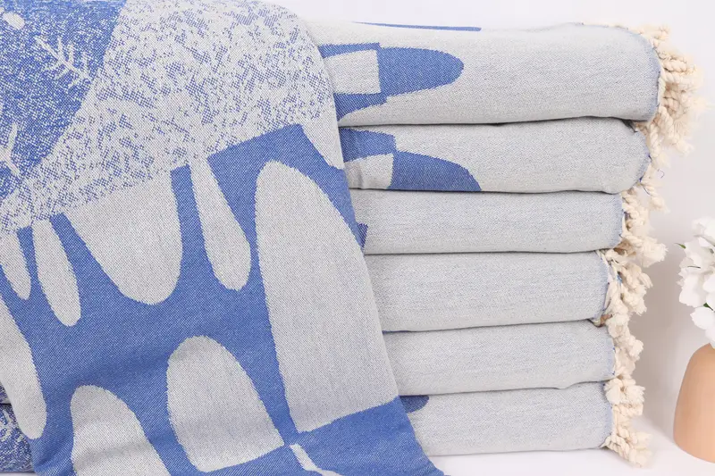 100x80 Cotton Turtle Design Towel, Custom Wedding Gifts, Personalized Gift For Him, Monogram Beach Blanket, Bachelorette Gifts, Turkish Blanket - 2
