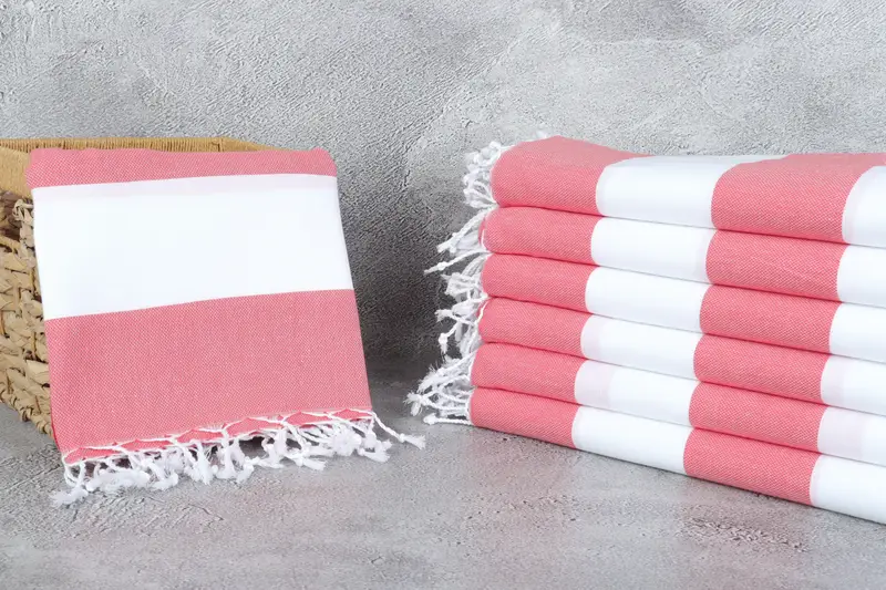 Housewarming Gift, Monogram Beach Towel, Peshtemal Towel, Luxury Turkish Bath Towel, 70x40 Cotton Striped Towel, Xmas Gifts, Bachelorette Party Gift - 3
