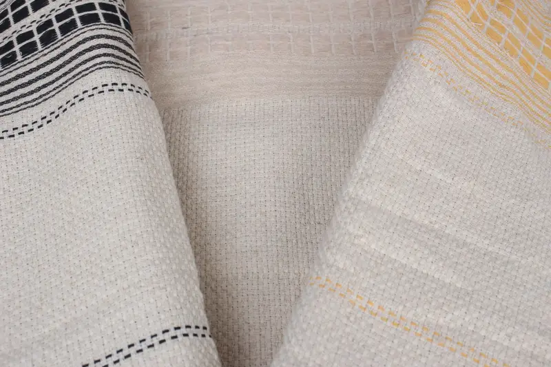 Bridal Party Gifts, Turkish Cotton Blanket, 96x94 Linen Striped Towel, Throw Blanket Couch, Bridesmaid Gifts, Wedding Hand Made Gift, Wedding Favors - 3