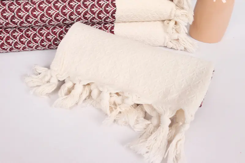 Organic Towel, Anniversary Gift For Her, Wedding Gift, Turkish Tea Towel, 34x18 Cotton Floral Design Towel, Custom Turkish Towel, Custom Hand Towel - 4