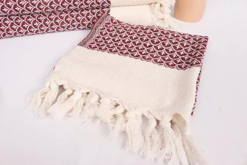 Organic Towel, Anniversary Gift For Her, Wedding Gift, Turkish Tea Towel, 34x18 Cotton Floral Design Towel, Custom Turkish Towel, Custom Hand Towel - 5