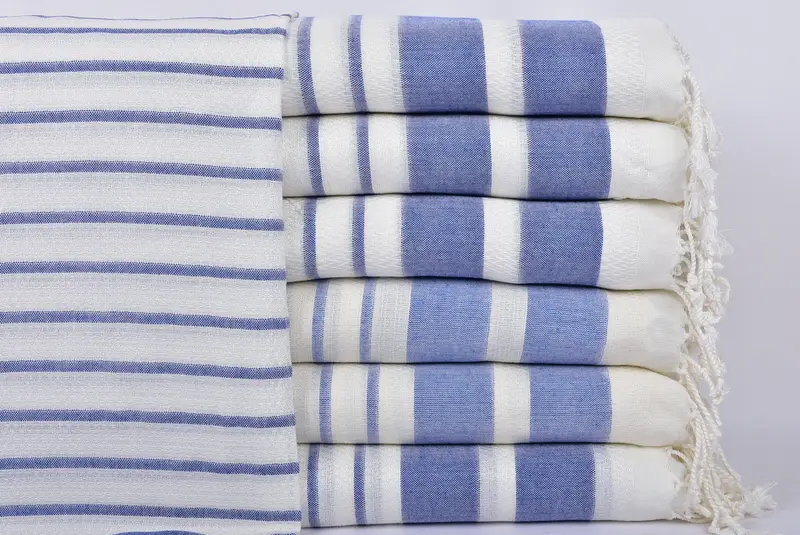 Best Friend Gift, Bridesmaid Gifts, Embroidered Towel, 70x40 Cotton Striped Towel, Thin and lightweight Turkish peshtemal, Bridesmaid Favors - 1