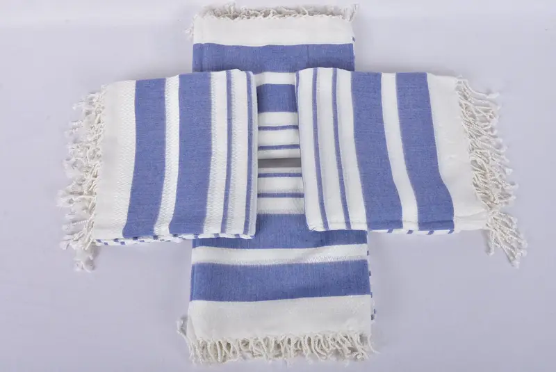 Best Friend Gift, Bridesmaid Gifts, Embroidered Towel, 70x40 Cotton Striped Towel, Thin and lightweight Turkish peshtemal, Bridesmaid Favors - 6