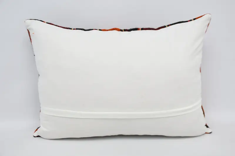 Throw Kilim Pillow, Christmas Pillow Sham, 20x28 Red Cushion, Bench Cushion, Vintage Kilim Pillow, Home Decor Pillow, Pillow Case - 6