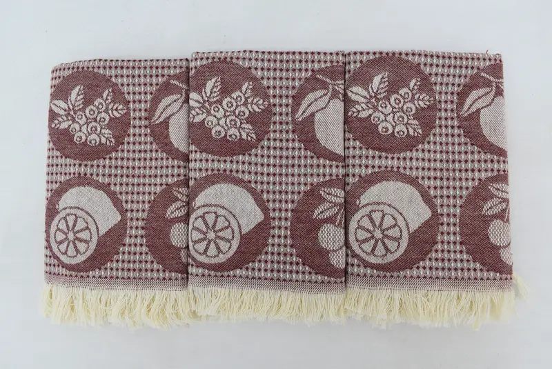 28x20 Cotton Fruits Patterned Towel, Personalized Gift, Wedding Day Gift For Bride, Gift For Her, Personalized Gifts, Monogrammed Hand Towel - 4