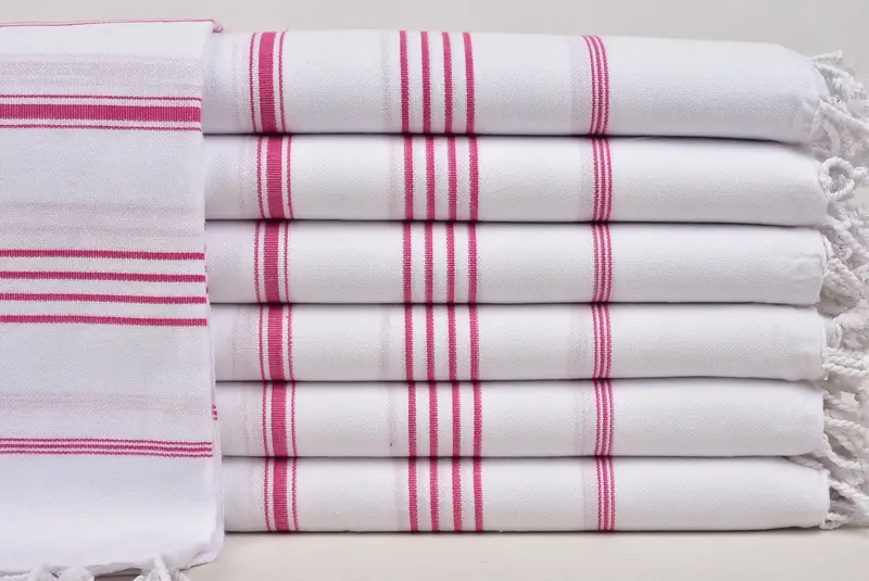 Hammam Towel USA, Lightweight towel, Bathroom Towel, 70x40 Cotton Striped Towel, Luxury Turkish Bath Towel, Hammam towel, Bachelorette Party Gift - 1