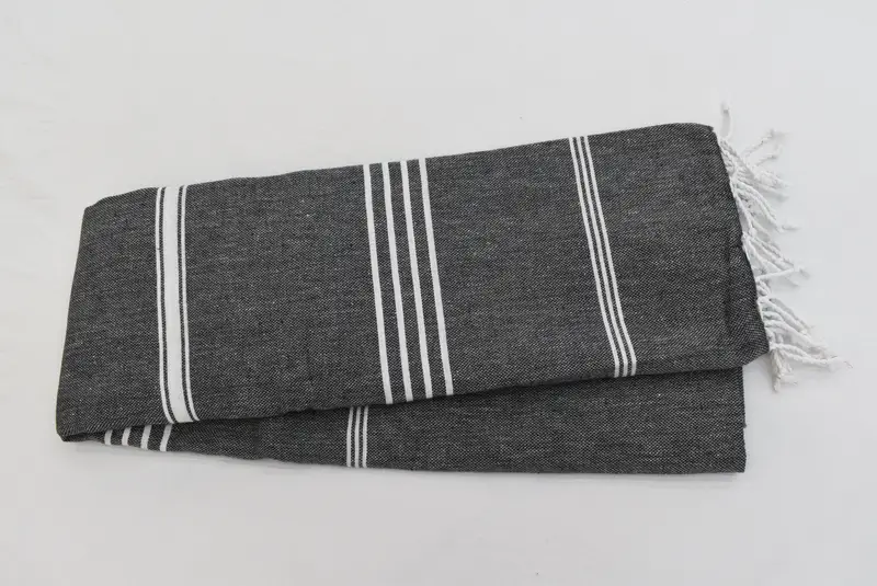 96x80 Cotton Striped Towel, Personalized Gifts, Decorative Blanket, Bachelorette Party Favor, Valentine Day Gift For Her, Throw Blanket Couch - 2